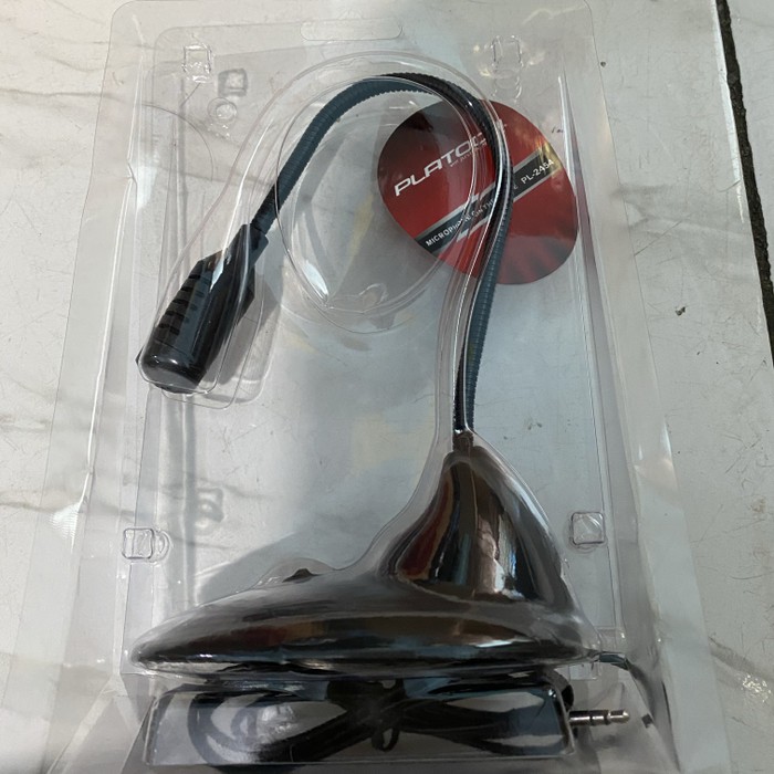 3.5mm Microphone with stand mic PC Laptop HP Tablet
