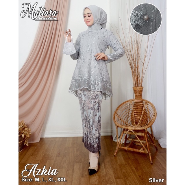 Set Kebaya blouse azkia | Kebaya modern | Kebaya favorite | Kebaya wisuda lamaran pernikahan