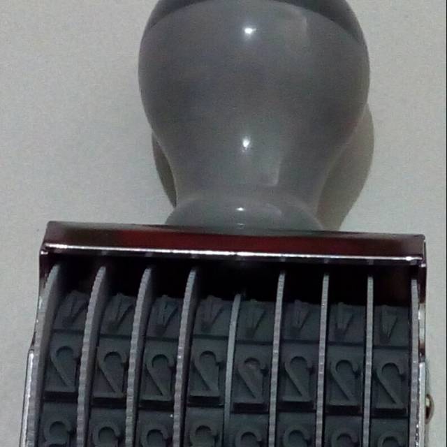 

Stempel putar angka, size 3 mm, 8 digit