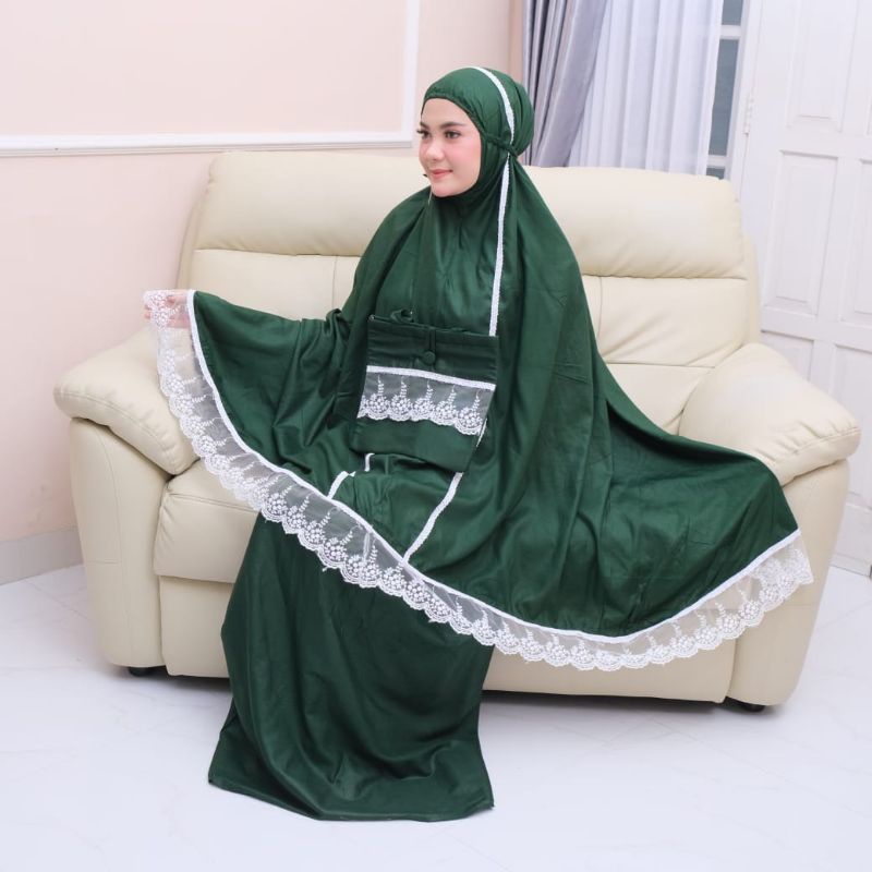 mukena dewasa mukena rayon tile mukena polos