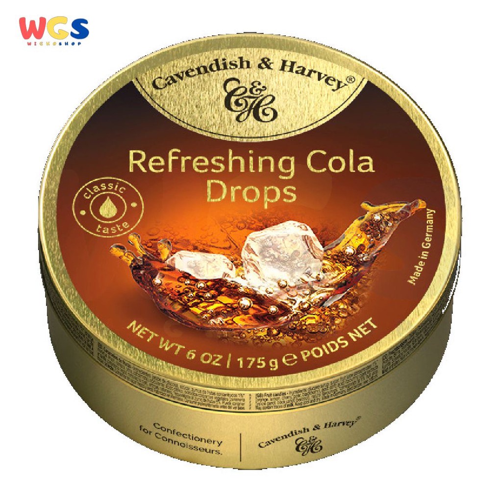 Permen Cavendish &amp; Harvey Cola Refreshing Drops Candy 175g