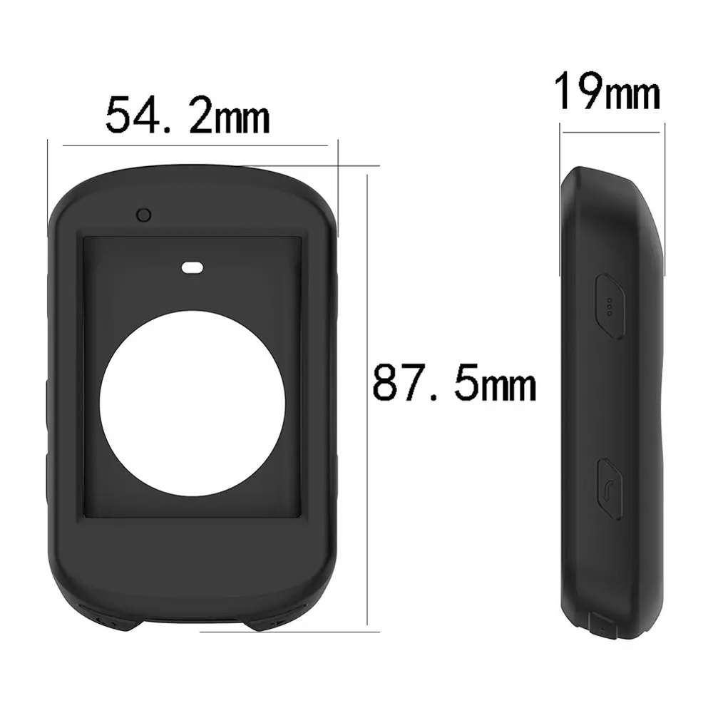 QUINTON Cycling Computer Protective Case Cycling Protective Cover for Garmin EDGE 530 Screen Film Silicone Bicycle Accessories for Garmin EDGE 830 Shockproof Soft Bicycle Compute