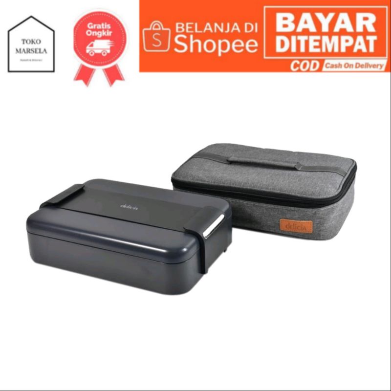Delicia Wadah Makanan Dengan Tas Lunch Box