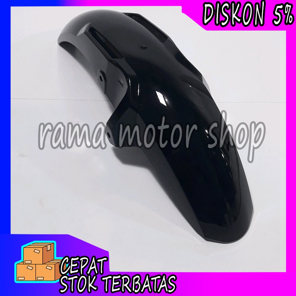 Spakbor Depan Satria Fu FI 2016 Warna Hitam