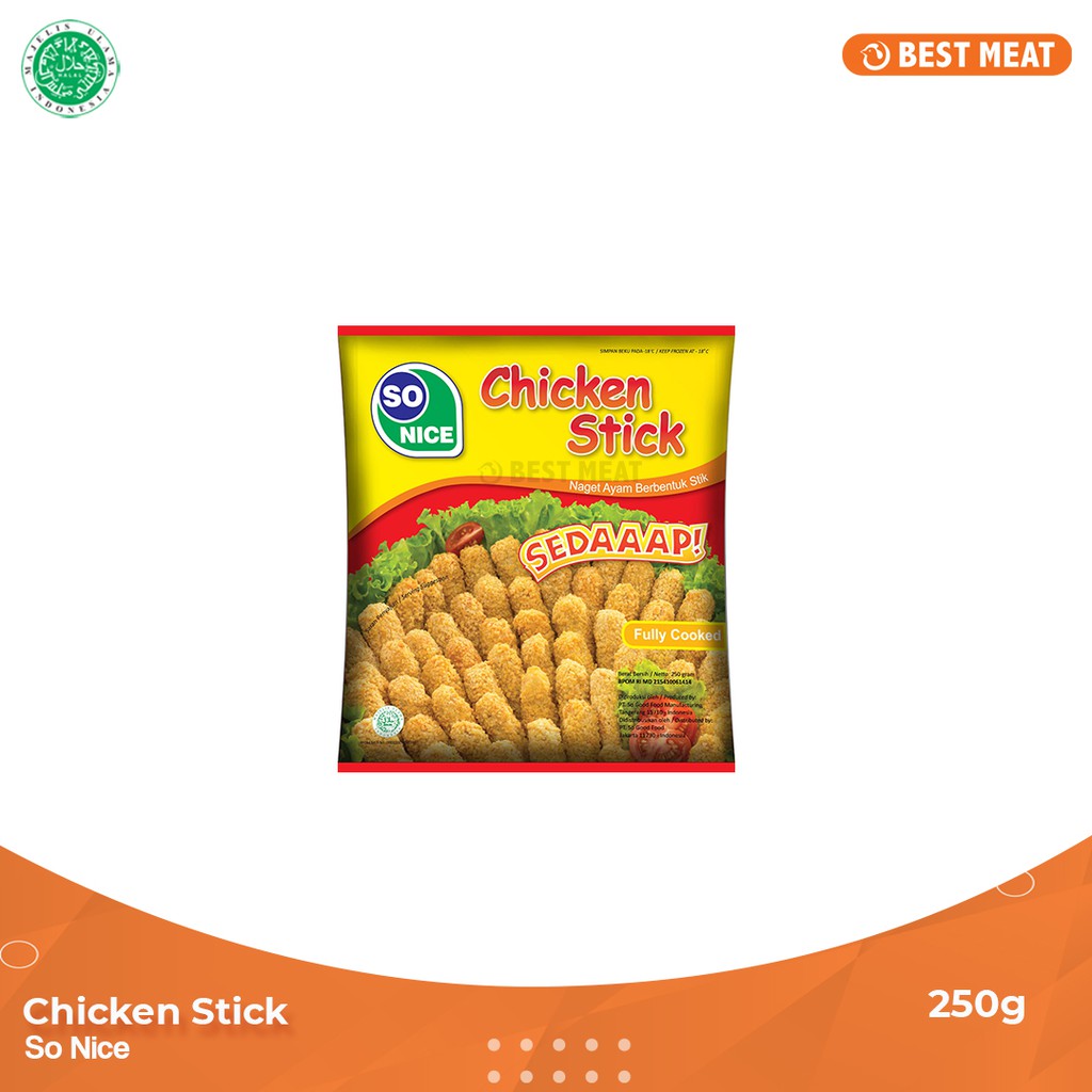 Nugget Ayam Stick Sedap So Nice 250 gr | Shopee Indonesia