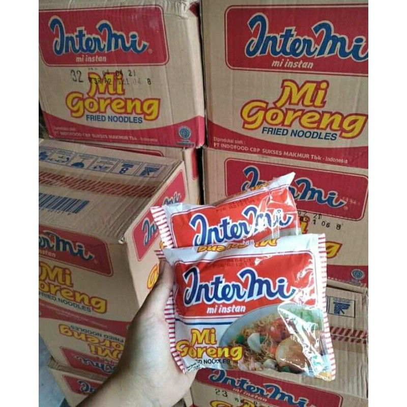 1 PCS INTERMIE MIE GORENG / MIE INSTAN MURAH 1 DUS ISI 40 PCS