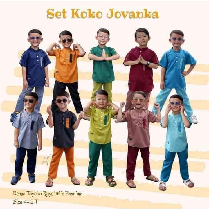 SETELAN KOKO ANAK LAKI LAKI Toyobo JOVANKA