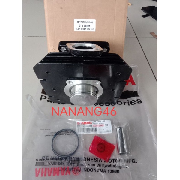 BLOCK SEHER SET ISI PISTON YAMAHA RX KING KODE BJ-019