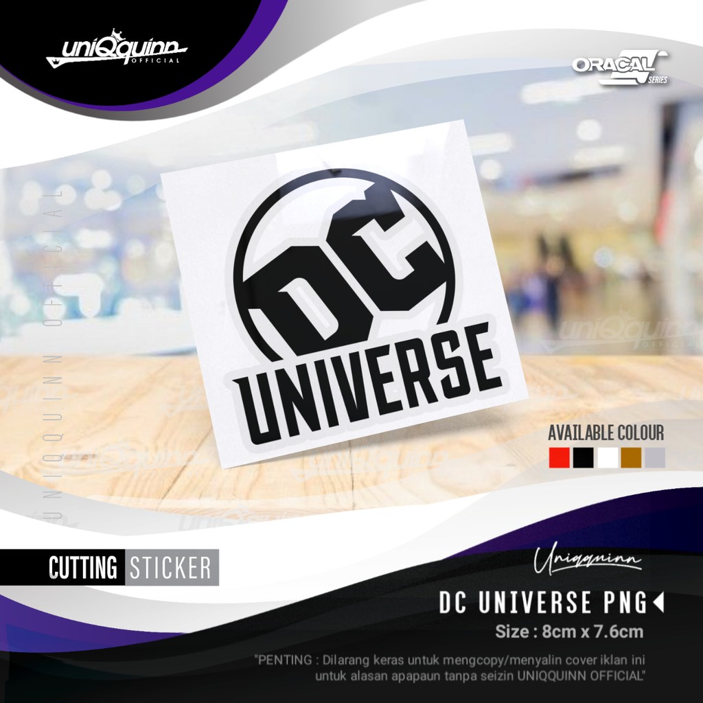 

UQ Cutting Sticker DC Universe | Stiker DC Universe l Stiker DC Waterproof5