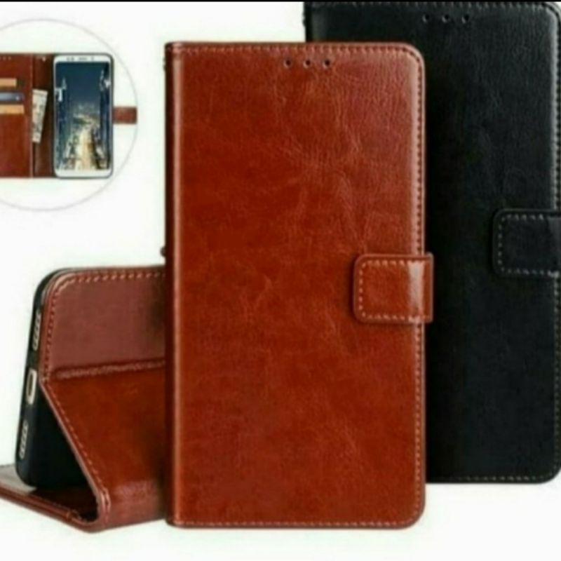 Samsung M62 flip case cover dompet kulit