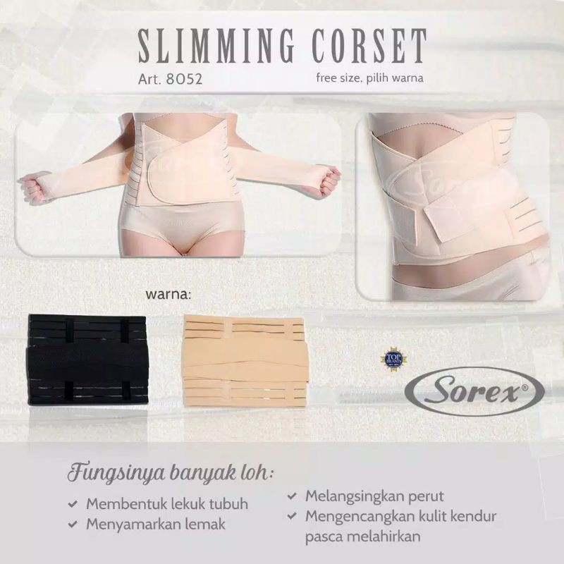 Sorex 8052 Slimming Korset Stagen Freesize Stagen