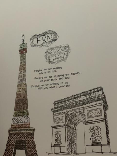 Wallsticker 15 Tower Of Eiffel