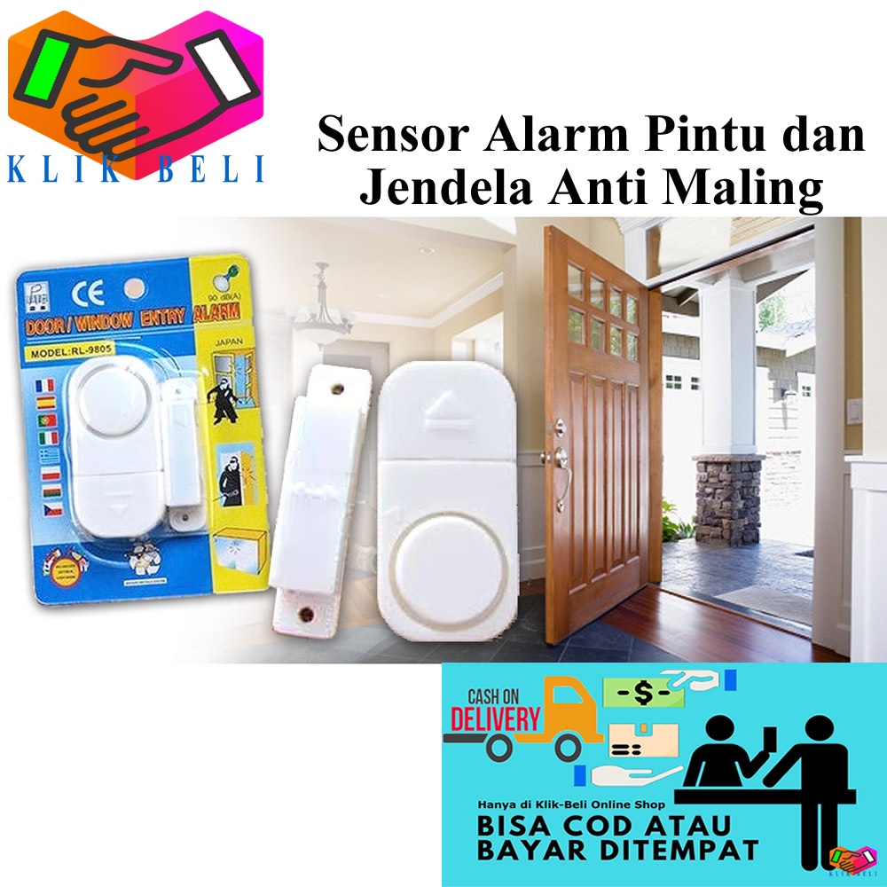 Sensor Alarm Pintu Dan Jendela Rumah Anti Maling LL-9805