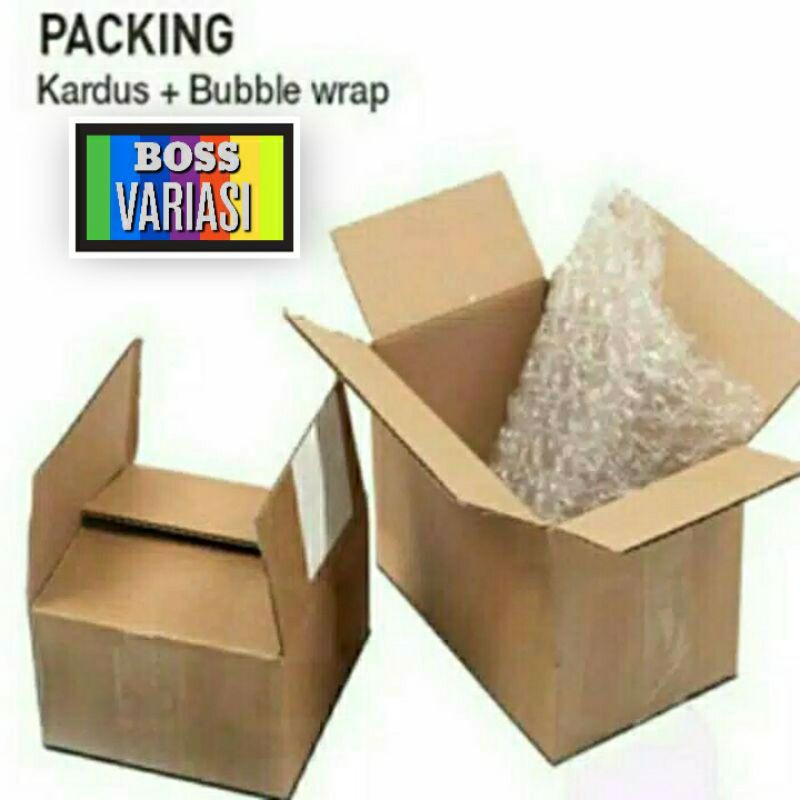 Packing Extra Kardus Dan Bubble Wrap (Khusus Untuk Packing Pengiriman) BOSS VARIASI