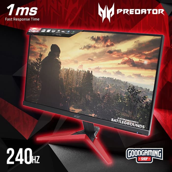 Acer KG251Q D (240Hz, 1ms, Zero Frame, 24&quot;) - Gaming Monitor