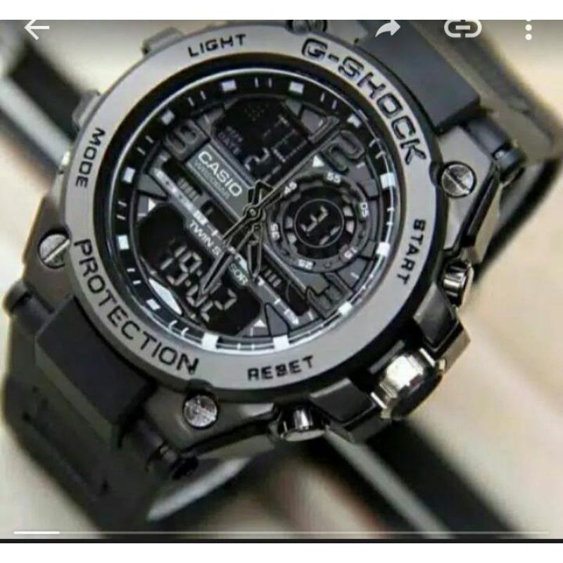 FREE BOX & BATERAI JAM TANGAN PRIA GSHOCK GST-8600
