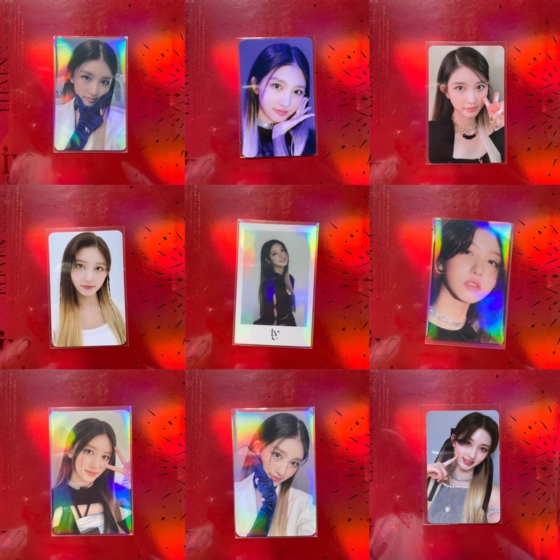 PHOTOCARD IVE GAEUL WONYOUBG YUJIN LEESEO REI LIZ WITHDRAMA ELEVEN MMT SOUNWAVE LUCKYDRAW