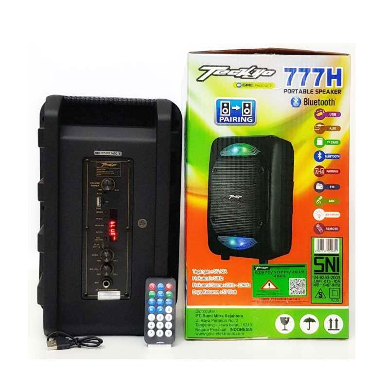 Speaker Bluetooth GMC Teckyo 777H Bisa Colok Mic - Speaker Portable Bluetooth - Speaker Karaoke GMC Teckyo Portable BISA COD