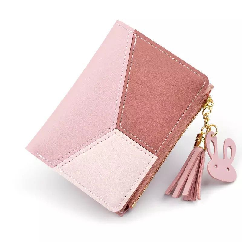 Dompet Lipat Mini Wanita ALEXA card holder slot uang dan coin lucu mewah DOMPET ALEKSA