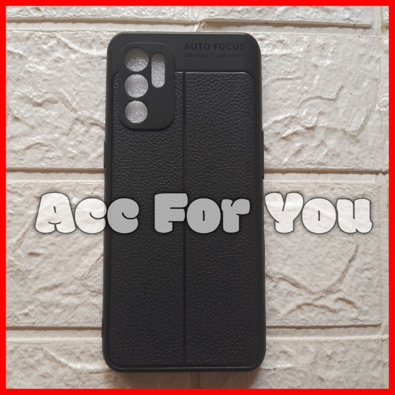 Soft Case Oppo Reno 6 ( 4G ) Softcase Auto Focus Carbon Hitam Casing Cover Jelly Case Flexible Grada