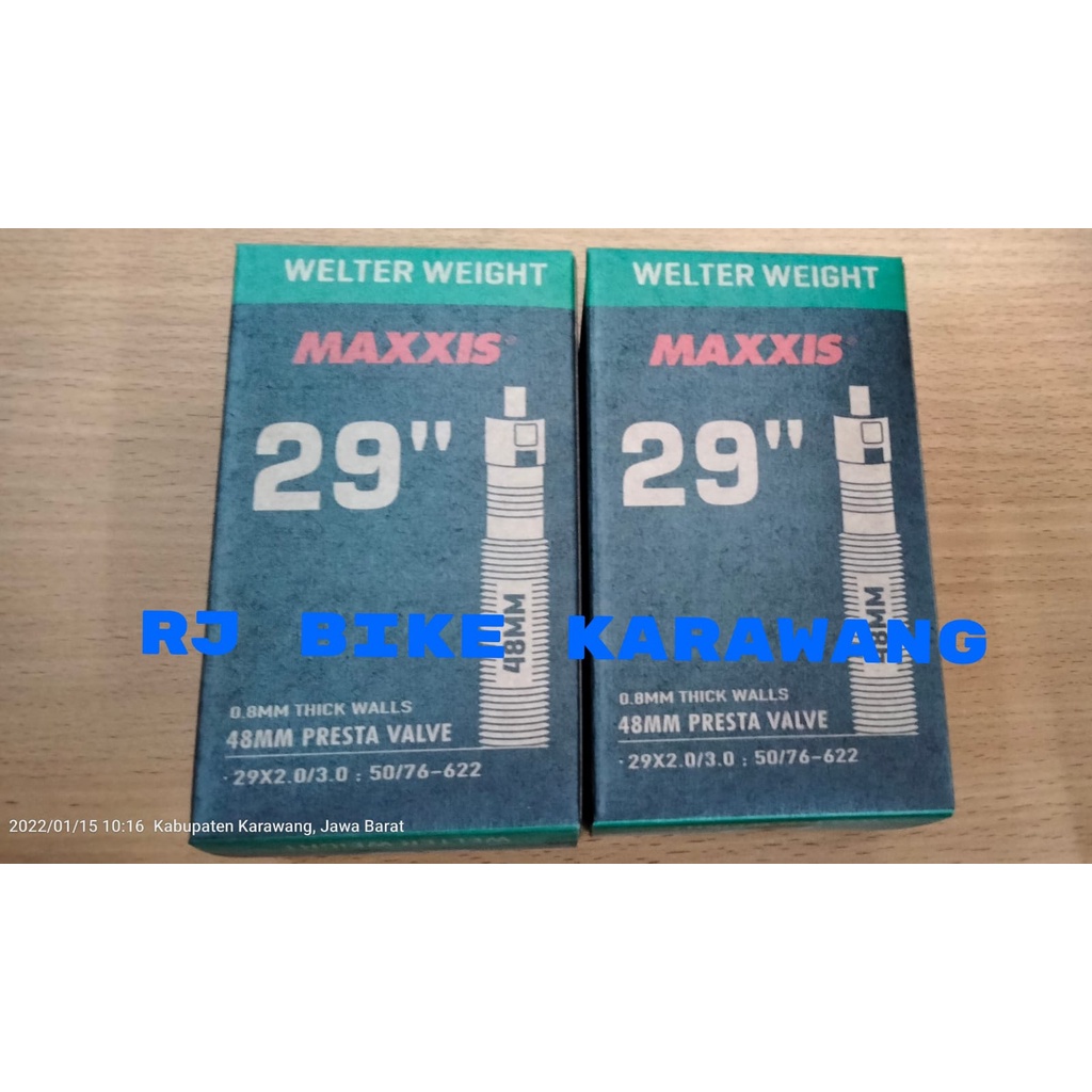 BAN DALAM MAXXIS 29 X 2.0/3.0 PRESTA VALVE 48MM