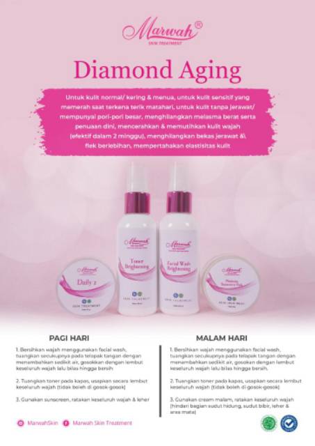 Anti Aging Marwah Skincare Halal &amp; BPOM