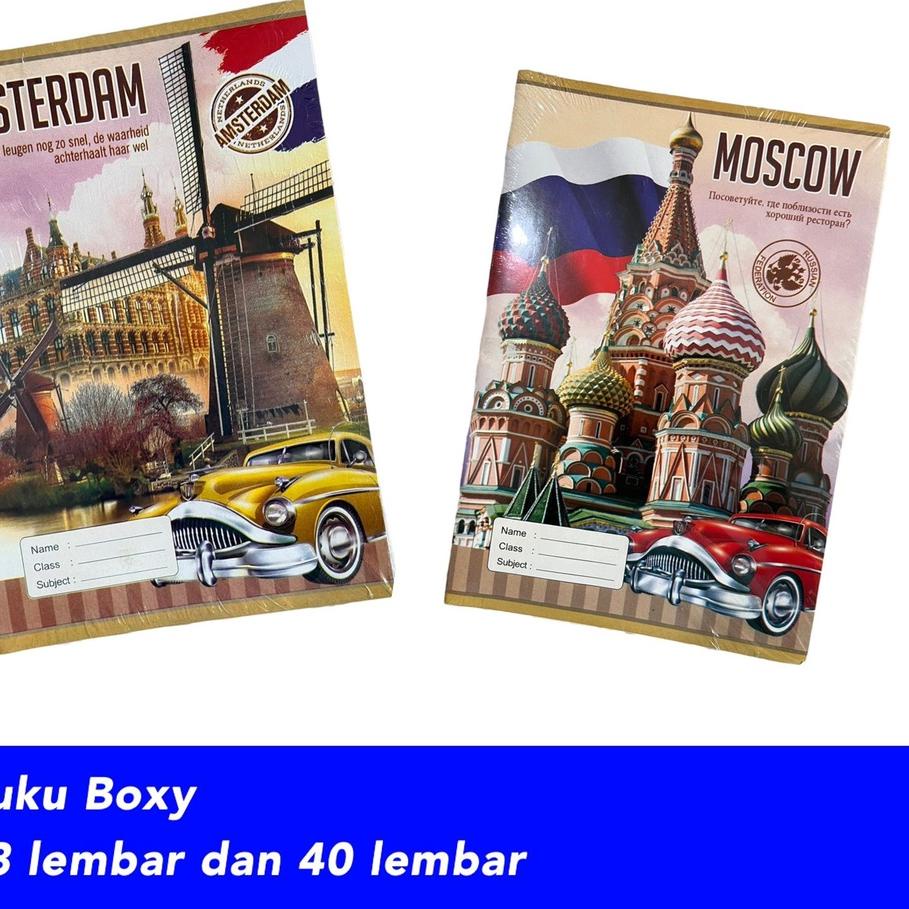 

PROMO!! [PAM]Buku Tulis Boxy Isi 40 lbr YOU (Produksi KIKY) Terbaik