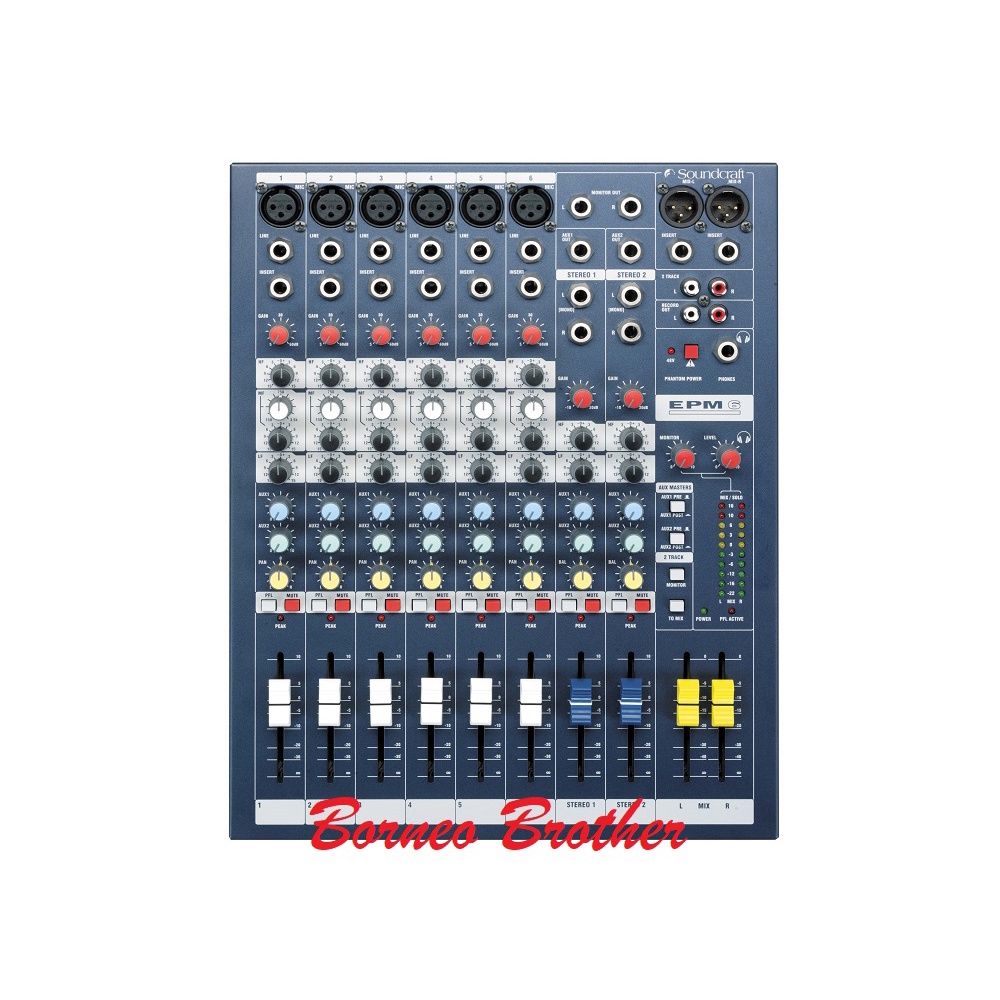 Mixer Soundcraft EPM6 EPM 6 Original 6 Channel