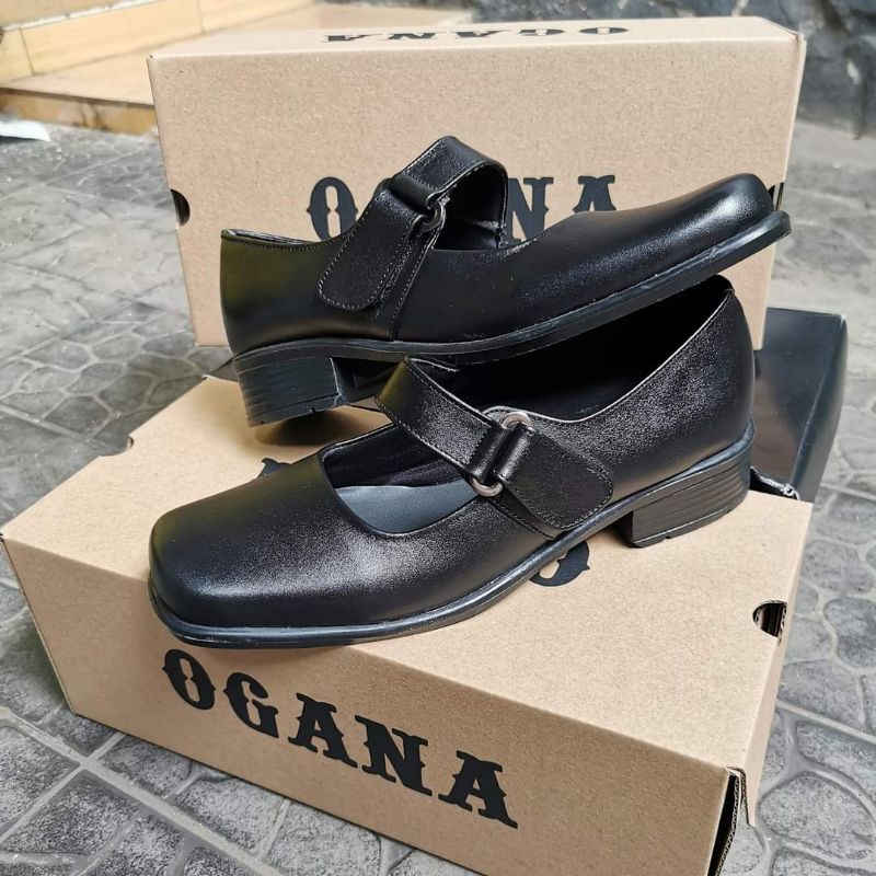 Sepatu Pantofel Paskibra Wanita Asli Kulit