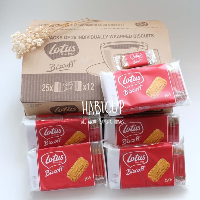 

Eksklusif Lotus Biscoff Individual Pack - Biskuit Lotus Speculoos 25 pc 152 gr Terbatas