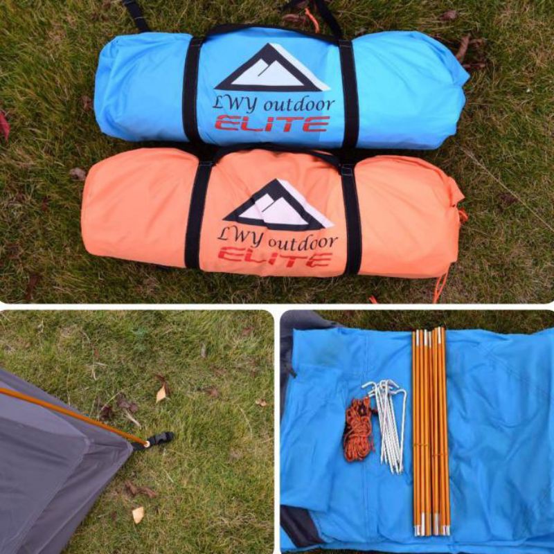 tenda lwy elite alloy tenda elite frame aloy 4 orang tenda camping lwy elite outdoor 4 aloy