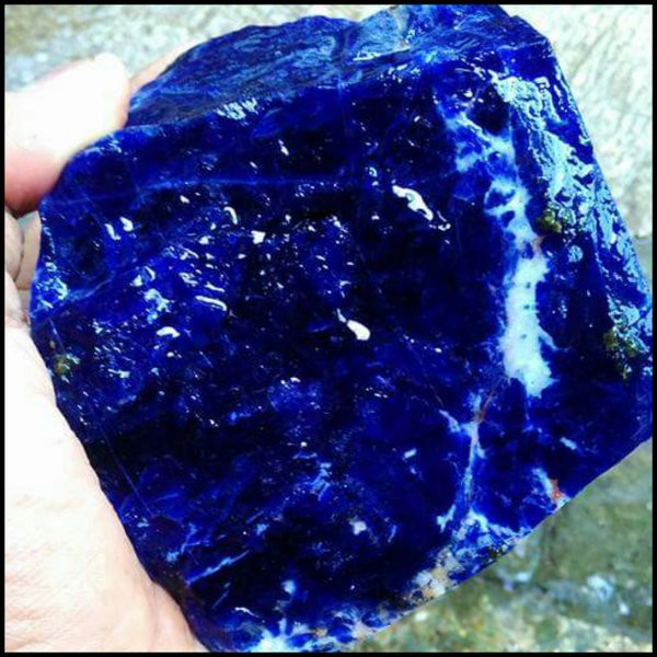 MOST WANTED !!! NATURAL ROUGH AKIK PIRUS PINGLON TURKI HQ DEEP BLUE SODALITE BIRU NATURAL 1/4kg