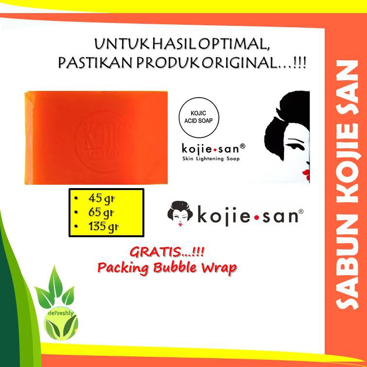 Sabun Kojie San Kojisan KOJIESAN SKIN LIGHTENING SOAP Kojic Acid 45gr 65gr 135gr ORIGINAL BPOM