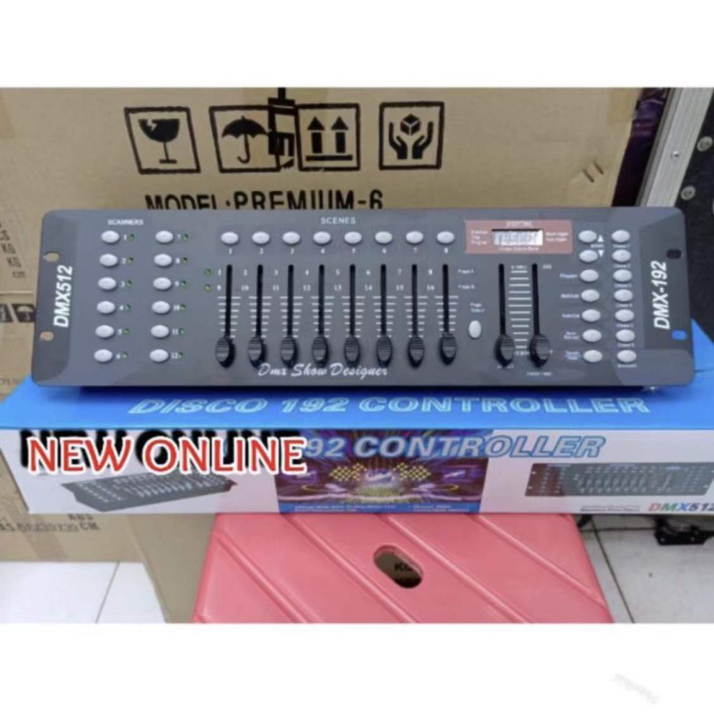 Mixer lighting DMX 512 redsun 192 controller MIXER  Red Sun model terbaru