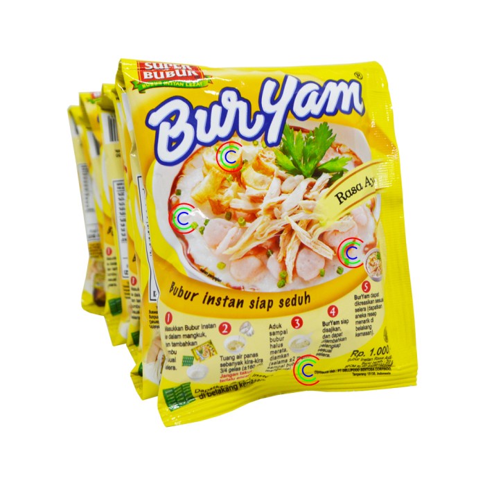 Jual Super Bubur Buryam 1 Renceng 10 Sachet Indonesia Shopee Indonesia