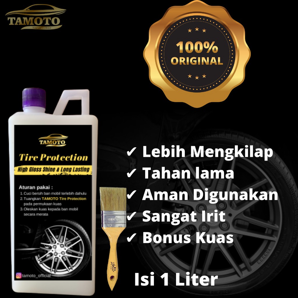 Semir / Pengkilap / Pengkilat Ban Mobil Motor by Tamoto.