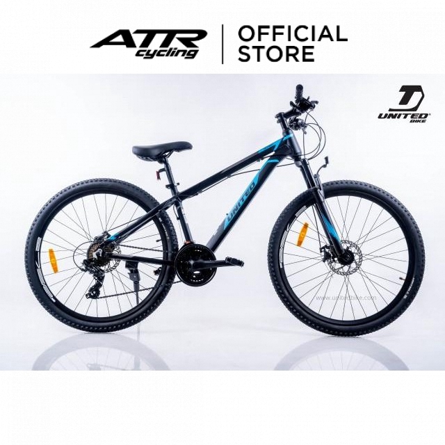 United Bike Sepeda Gunung Detroit Neo 1 27.5 Inch (Hitam-Silver) MTB