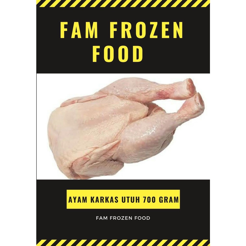 

Ayam Karkas Utuh 700 gr 1 ekor