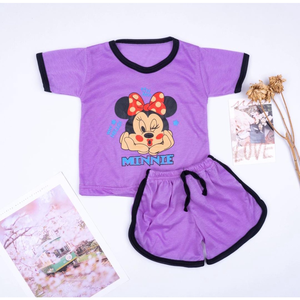 SETELAN PLAYSET CUPA CUP BAJU ANAK KARAKTER DIVA SET ANAK BALITA UNISEX SUPER MURAH-8