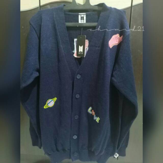 [READY STOCK] UNOFF BTS POP UP DNA CARDIGAN