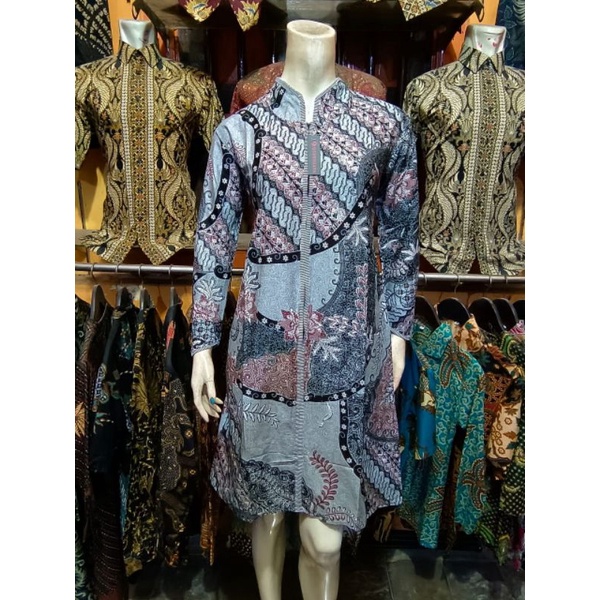 Batik Tunik Wanita Modern/Atasan Wanita Batik