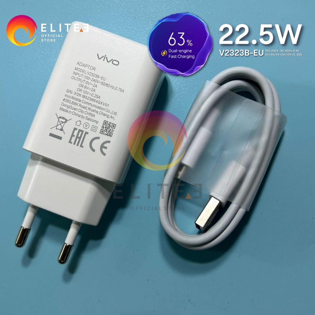 ELITEE CHARGER VIVO TYPE C ORIGINAL FAST CHARGING