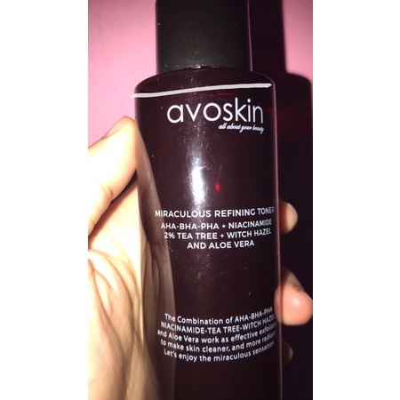 avoskin refining toner preloved