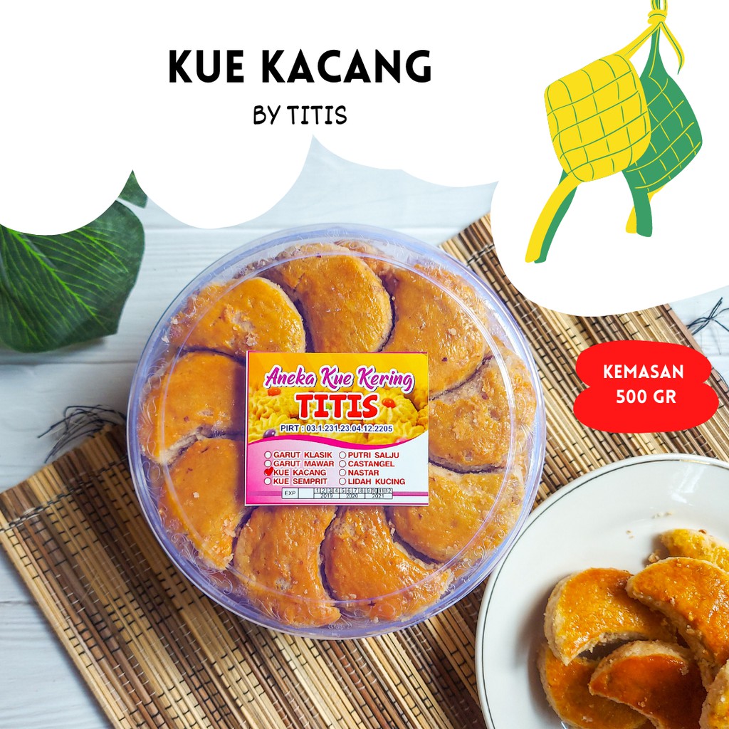 

Kue Kacang - Kue Lebaran - Kue Kering Lebaran Kemasan 500gr