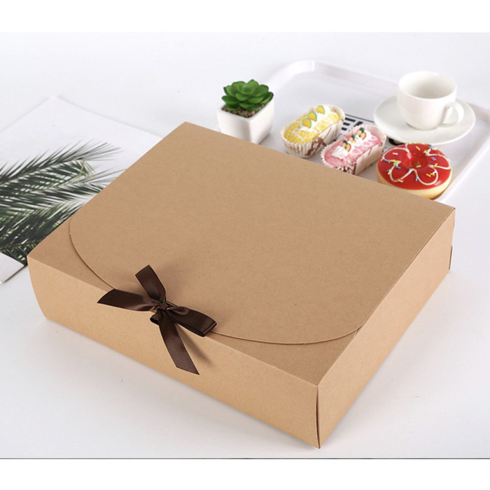 

Box Hampers Besar Gift Box Natal Lebaran Toples Kotak Hadiah - Cokelat 028