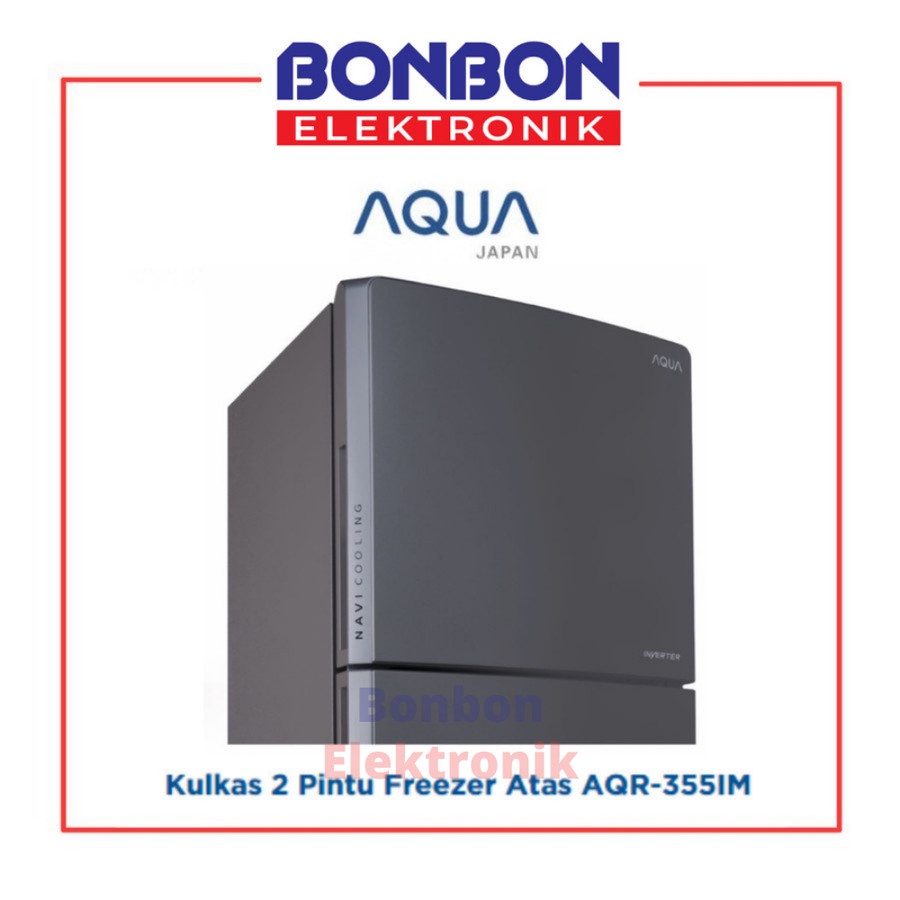 AQUA Kulkas 2 Pintu AQR-355IM(DS)