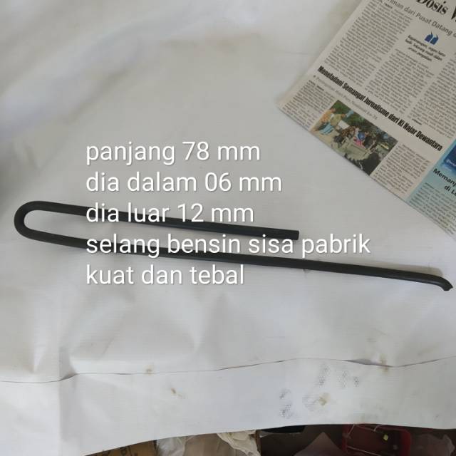 Selang bensin Pertalite BBM ex pabrikan