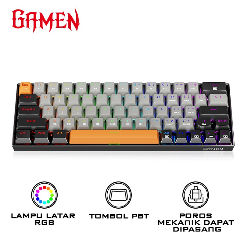 Gamen Titan 3 Mini RGB 60% Mechanical Gaming Keyboard