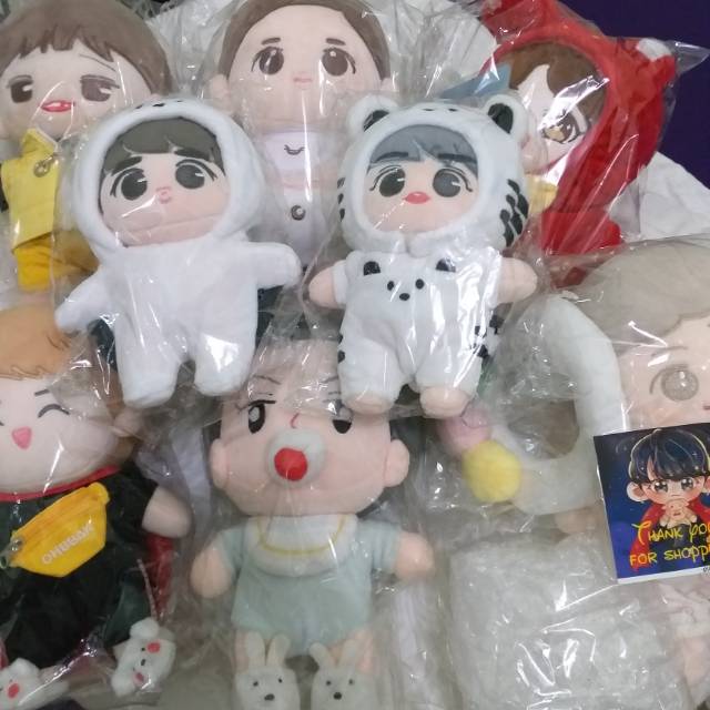 EXO DOLL Sehun Chen Suho Lay Chanyeol D.O Kris xiumin baekhyun