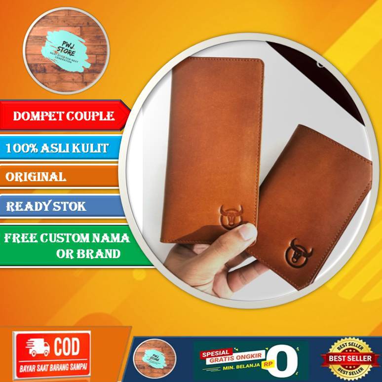 PWJ Store Dompet Couple kulit asli Limited Model